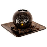 Tree of life bronz candle holder 1