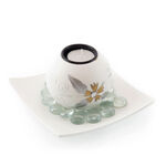 White Decor Candle Holder 1