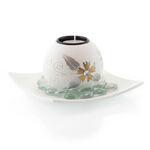 White Decor Candle Holder 2