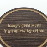 Pohár tartó Good Mood fából üzenettel 5