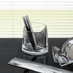 Desk transparent pen holder 2