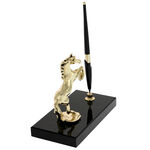 Highclass golden horse pen holder 3