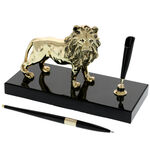 Highclass Lion Golden pen holder 4