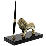 Highclass Lion Golden pen holder 7