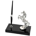 Highclass Silver Horse pen holder 6