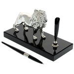 Highclass Silver Lion pen holder 6