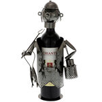 Wine bottle holder fisherman 1