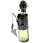 Fisherman's bottle holder with white wine 4