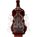 Bottle Holder Violin with glasses 2