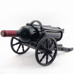 Mohagony cannon bottleholder 3