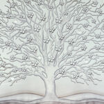 Wall decoration tree of life with flowers 80cm 6