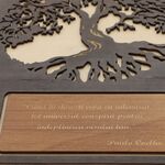 Painting tree of life with message when you want 40cm 7