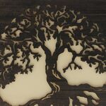 Painting tree of life with message do today 40cm 2