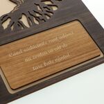 "Tree of Life" Wooden Plaque with Message "Deep Roots" – 40 cm 5