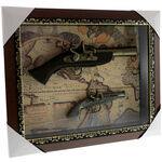 Wall decoration with guns 1