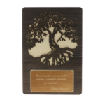 "Winner" Wall Art – Tree of Life with Motivational Message, 40 cm