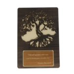 "The Future Belongs To..." Wooden Wall Art – Tree of Life, 40 cm