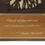 "The Future Belongs To..." Wooden Wall Art – Tree of Life, 40 cm 2