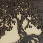 "The Future Belongs To..." Wooden Wall Art – Tree of Life, 40 cm 3