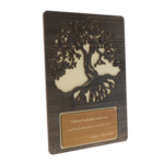 "The Future Belongs To..." Wooden Wall Art – Tree of Life, 40 cm 4
