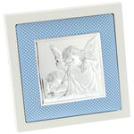 Blue guardian angel painting 14cm 3