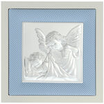 Blue guardian angel painting 20cm 2