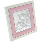 Pink guardian angel painting 20cm 4
