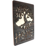 Tablou Lemn Copacul Vietii Wenge 40cm 2