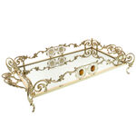 Luxurious Crystal gold-plated tray 62cm