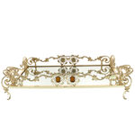 Luxurious Crystal gold-plated tray 62cm 3