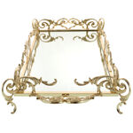 Luxurious Crystal gold-plated tray 62cm 4