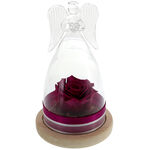 Lilac Forever Rose in Angel Holder 1