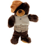 Brown Plush Bear with Vest 2