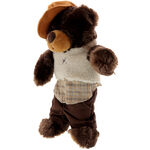 Brown Plush Bear with Vest 3