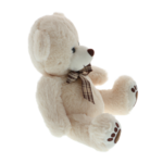 Cream teddy bear with bow 25cm 4