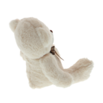 Cream teddy bear with bow 25cm 5