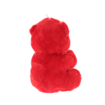 Piros mackó szivárvány szív 20cm 4
