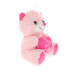 Pink teddy bear with love heart 20cm 3