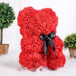 Ursulet Din Trandafiri Rosii 25cm 3
