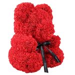 Teddy Bear with Red Roses 40 cm 2