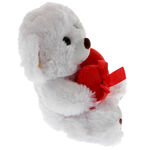 Ursulet plus alb cu inima rosie 3