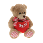 Teddy bear brown heart love 20cm 3