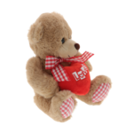 Teddy bear brown heart love 20cm 4