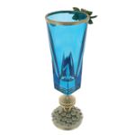 Vază albastră Murano Luxurious Hydrangea 47cm 4