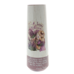 Vaza ceramica lavanda pictata cu mesaj De Suflet 29cm 4