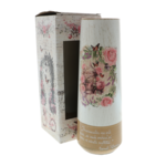 Pink Rose Hand-Painted Ceramic Vase – “Beauty” 2