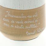 Pink Rose Hand-Painted Ceramic Vase – “Beauty” 4