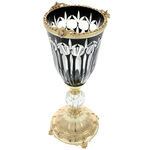 Vaza Murano Luxurious black and gold 3