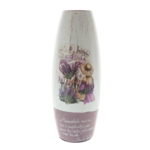 Kézzel festett kerámia váza „Csodák” – Levendula, 29 cm 3