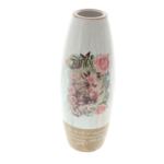 Vază pictată ceramică trandafiri roz Încredere 3